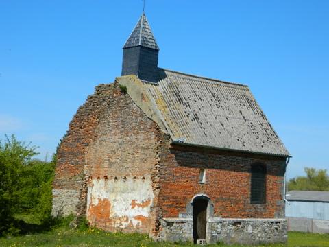 Chapel in a field