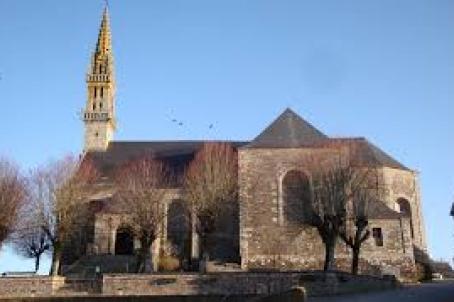 A large church with a thin tower