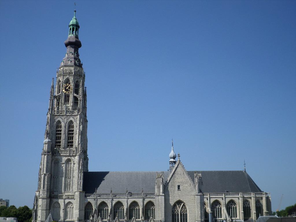 Large church with bell tower and spire