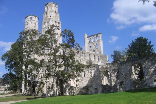 Ancienne abbaye de Jumièges - ensemble Notre-Dame et Saint-Pierre