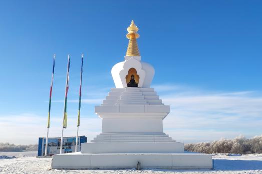 Stupkalnis Lhabab Stupa